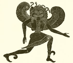 Gorgone etrusca (Museo Campana) da English School