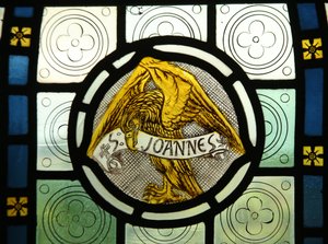 Emblema evangelista: San Giovanni da English School
