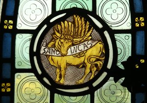 Emblema evangelista: San Luca da English School