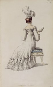 Abito da sera, tavola di moda da Ackermann