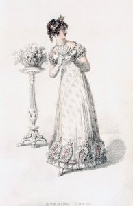 Abito da sera, tavola di moda da Ackermann