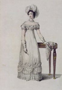 Abito da sera, tavola di moda da Ackermann