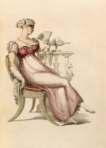 Abito da sera o da ballo, tavola di moda da Ackermann