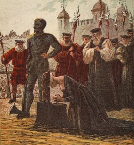 Esecuzione di Lady Jane Grey, pub. 1890 da English School
