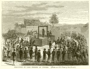 Esecuzione di Lord Ferrers a Tyburn