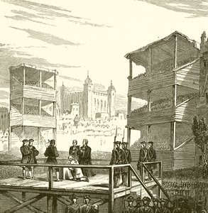 Esecuzione di Lord Derwentwater a Tower Hill, 1716