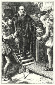 Esecuzione di Sir Walter Raleigh da English School