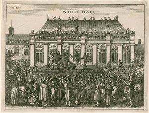 Esecuzione di re Carlo I a Whitehall da English School