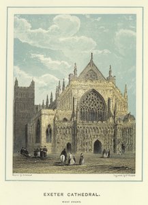 Cattedrale di Exeter, facciata ovest da English School