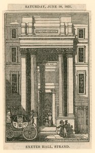 Exeter Hall, Strand, Londra da English School