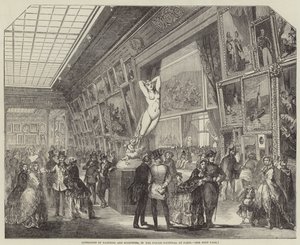 Esposizione di pittura e scultura nel Palais National a Parigi da English School