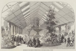 Esposizione della Società di Orticoltura, agli Champs Elysees, a Parigi da English School