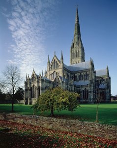 Veduta esterna della Cattedrale di Salisbury, 1220-58