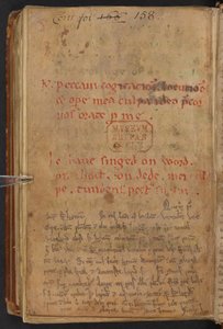 Estratti dalla Historia Anglorum di Enrico di Huntingdon, Cotton MS Titus D XXIV, f.156v (pergamena)