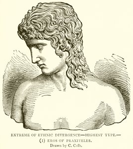Estremo della divergenza etnica--tipo più alto.--(1) Eros di Prassitele da English School