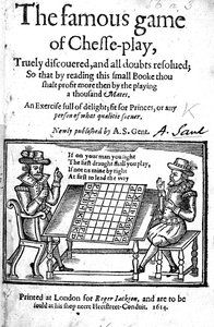 Famosa partita di scacchi, 1614 da English School