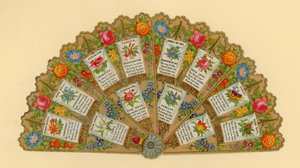 Ventaglio, simbolismo dei fiori