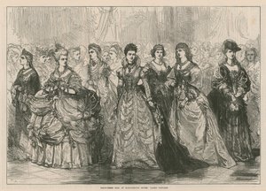 Ballo in maschera a Marlborough House - Costumi da signore da English School