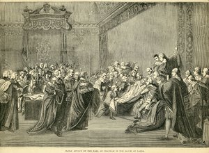 Sequestro fatale del conte di Chatham nella Camera dei Lord, 1778