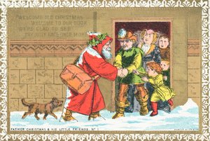 Babbo Natale e i Suoi Piccoli Amici n. 1, Cartolina di Natale da English School