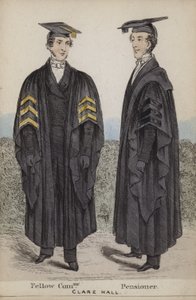Fellow Commoner, Pensionato, Clare Hall