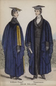 Fellow Commoner, Pensionato, Gaius College da English School