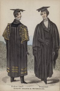Fellow Commoner, Pensionato, Queens College e Peterhouse da English School