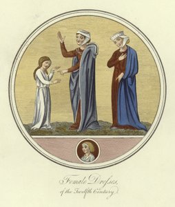 Abiti femminili del XII secolo da English School