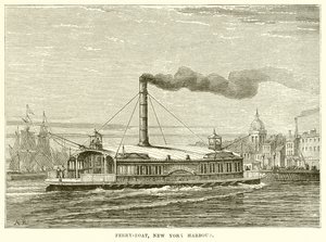 Traghetto, porto di New York