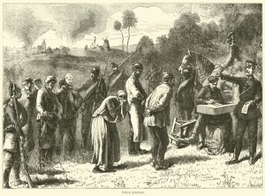Giustizia sul campo, settembre 1870 da English School