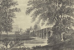 Ponte a Quindici Archi, 1818 da English School