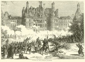 Combattimento al Castello di Chambord, dicembre 1870 da English School