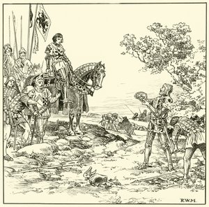 Trovare la corona a Bosworth da English School