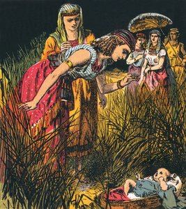 Il ritrovamento del piccolo Mosè da English School