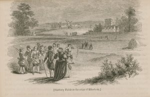 Campi di Finsbury durante il regno della regina Elisabetta I