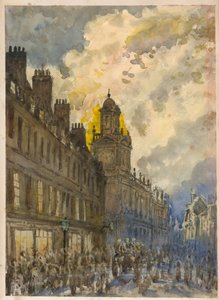 Incendio a Grays Inn Lane, Londra, 20 giugno 1880 da English School