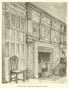 Camino, casa di Aubone Surtees (incisione)