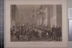 Primo incontro cartista, British Coffee House in Cockspur Street, 1839