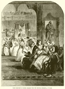Primo incontro del principe Carlo con la principessa Enrichetta a Parigi da English School