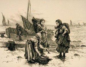 Pescatrici nel 1880 circa, da 