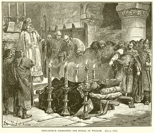 Fitz-Arthur che proibisce la sepoltura di William da English School
