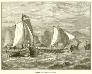 Flotta di galee romane