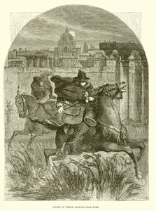 Fuga del principe Carlo da Roma da English School