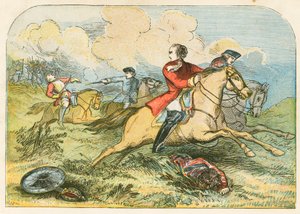 Fuga del Pretendente a Culloden da English School