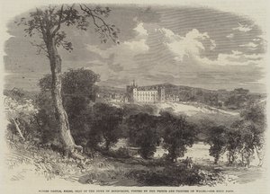 Floors Castle, Kelso, residenza del Duca di Roxburghe, visitata dal Principe e dalla Principessa del Galles da English School
