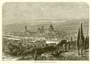 Firenze dalla terrazza di San Miniato da English School