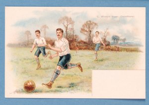 Padre Calciatore, c.1890-1900 da English School