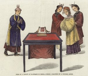 Forma di un trattato di matrimonio in Cina