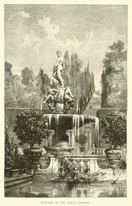 Fontana nei Giardini di Boboli da English School
