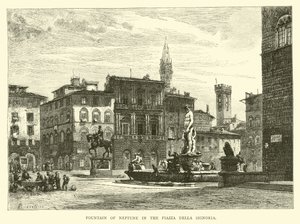 Fontana di Nettuno in Piazza della Signoria